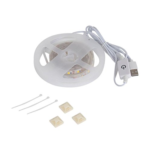 sunnymi Touch Schalter 60 LED Streifen Licht Gürtel/1M/USB Aufladung Dimmbar/Schrank Schrank Lampe/Energiesparend Und Umweltfreundlich (B)