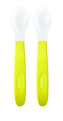 Nuvita silicone spoons (Green)