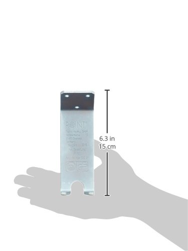 Point Fahrrad-Wandhalter Pedalaufhängung inkl. Befestigungsmaterial, silber, 30 kg - 2