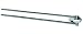 Produktbild Bisk 00990 Side Handtuchhalter Zweiarmig Verchromt, 46.5 x 4.5 x 5.5 cm