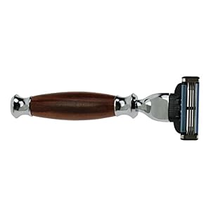 Fantasia Mach3 Razor, Walnut Wood Number 82004 - Image 2