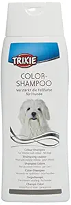 Trixie: - Colour Shampoo | Dog Shampoo for Intense Coat Coloured Dogs, Strengthens The Natural Colour of The Dog's White or Light-Coloured Coat | Helps in Removing Smells and Odours ? 250ml