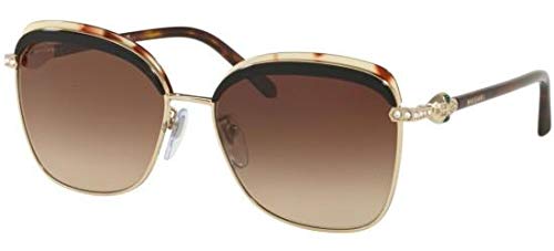 Preisvergleich Produktbild Sonnenbrillen Bvlgari SERPENTI BV 6112B Pale Gold / Brown Shaded Damenbrillen