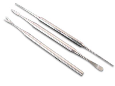Maniküre-Set mit Nagelhautschieber Pusher Eckenfeile Nagelhautmesser
