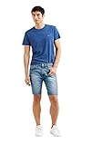 Levi's Azul 502 pantalones cortos con dobladillo cÃ³nico