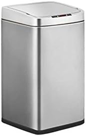 LIU-Deodorizer Automatic Sensor Touchless Trash Can Stainless Steel , 3