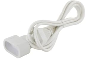 Rallonge électrique Textile 1.5m - Blanc - Chacon