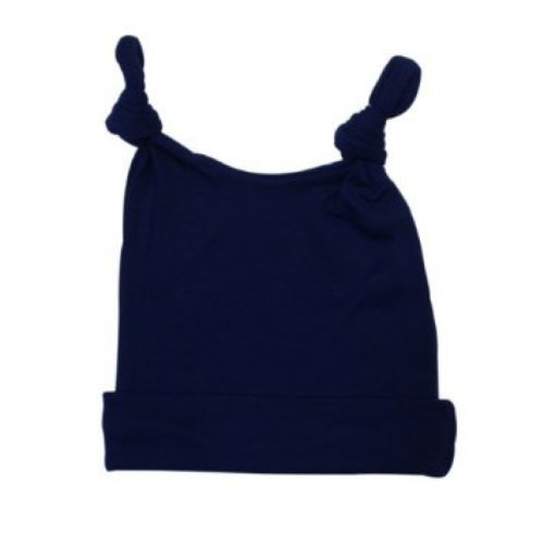 BabywearUK Double Knotted Baby Hats - Navy - British Made
