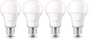 PHILIPS 14-Watts e27 LED Yellow Bulb, Pack of 4