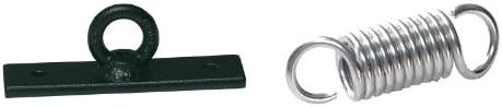 Green Fitness Ceiling Strap Punch Bag Bracket Set with Spring
