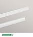 Produktbild basic shades Zubehör Set Seitenblenden für CleverFix Rollo aus Kunststoff - in weiß - B 1.80cm H 210cm
