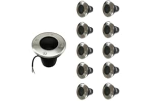 Spot LED Extérieur Encastrable pour Ampoule GU10 (Pack de 10) - SILAMP