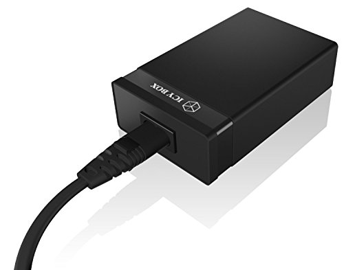 Icy Box IB-CH501 Intelligentes 5-fach USB-Schnell-Ladegerät (4x USB mit 5 V / 2.4 A), kompatibel mit allen USB-Geräten (5 V) - 3