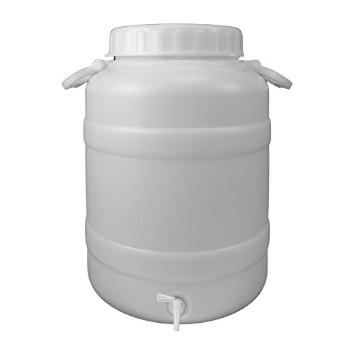 WOLFPACK 5085540 Drum Carafe, White, 30 L