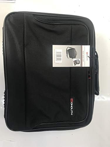 Monolith New Nylon Computer Case with Organiser and Document Pocket PU Trim for 15.4 inch Black Ref 2341