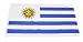 Produktbild Original Handycop® Flagge Fahne Uruguay Landesflagge República Oriental del Uruguay Nationalflagge 90 x 150 cm - wetterfeste Qualität