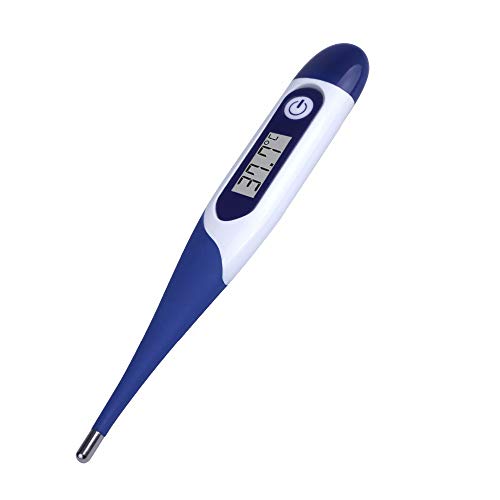 Preisvergleich Produktbild LJ2 Fieberthermometer, elektronisches LCD-Thermometer, genaue und schnelle Ablesungen für Babys, Kinder und Erwachsene