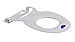 Fold-Down Toilet Seat De Luxe White / Blue