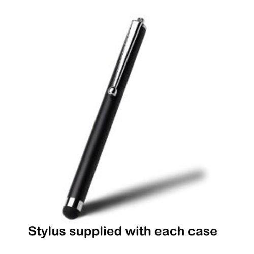 ForeFront Cases® Schutzhülle / Hülle für Samsung Galaxy Tab 3 10.1 – Ständer, Magnetverschluss, Auto Sleep/Wake-Funktion – Kunstleder – inkl. Eingabestift – Weiß - 8