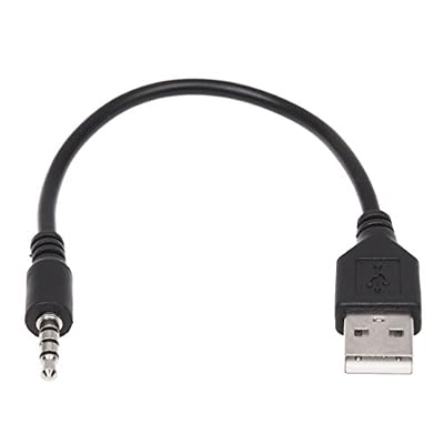 SODIAL(R) 3.5mm audio AUX Jack USB 2.0 male Chargeur Cable Adaptateur Cordon pour voiture MP3