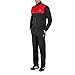 Produktbild adidas Performance adidas DN8525 Herren Freizeitanzug mit Logo Reißverschluss Elastikbund Taschen, Groesse 10, schwarz/rot