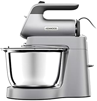 Kenwood Chefette HMP54.000SI – Frullatore a pavimento e a mano, tutto in uno, ciotola in acciaio inox da 3,5 l, velocità variabile e pulse, 650 W, colore: argento