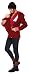 Happy Mama. Women's Maternity Fleece Hoodie Duo Top Carrier Baby Holder. 032p (Crimson, UK 16/18, 2XL)