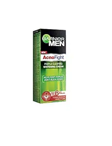 Garnier Men Acno Fight Pimple Clearing Whitening Cream Helps Fight 6 Skin Problems 45 Gram