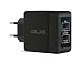 Produktbild USB Ladegerät 4.8A - 2-Port Wall Charger, Quick Charge Ladeadapter 24W, Wandladegerät für Samsung Galaxy S9 / S8 / S7 / S6 / Note, iPhone X / 8/7 / 6, iPad, Tablets, Powerbanks, weitere Geräte