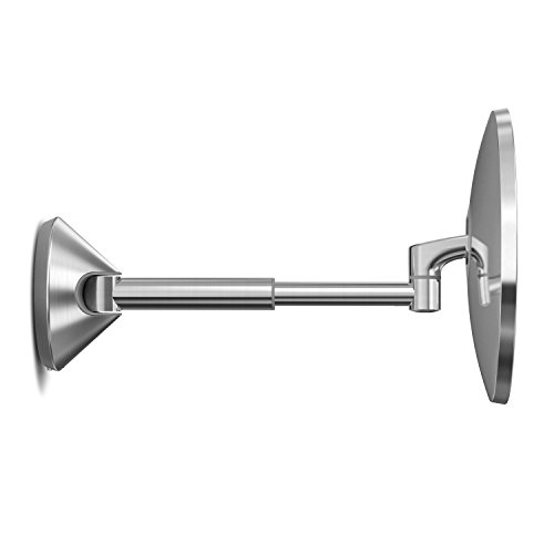 simplehuman Wall Mount Sensor Mirror, 5x Magnification – Tru-Lux Light System – 20 cm - 3