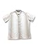 Produktbild Thierry Mugler Shirt in White with Blue/Brown Pencil Stripe - 16.5