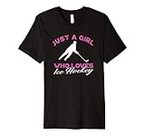 Just a Girl Who Loves Ice Hockey t shirt