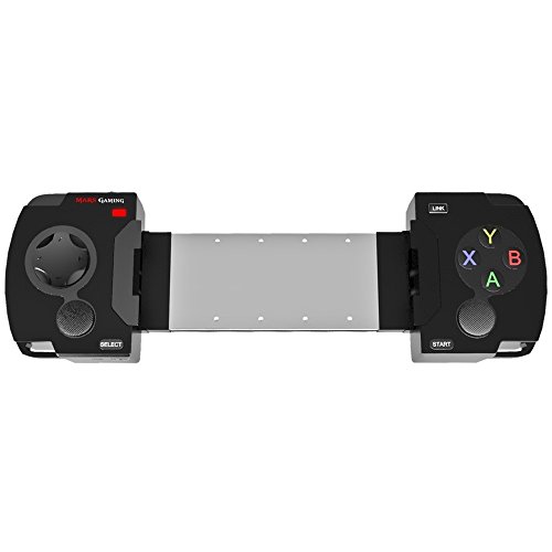 Mars Gaming MGP1 - Gamepad smartphone Bluetooth (10 pulsanti programmabili, 20 h utilizzo, compatibile con Android / iOS, PC e Mac), colore nero