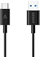 Anker USB-C to USB 3.0 Cable (3.3ft) (C to A) with 56k Ohm Pull-up Resistor, for Galaxy Note 7, the new MacBook, ChromeBook Pixel, Nexus 5X, Nexus 6P, Nokia N1 Tablet, OnePlus 2 and More USB Type-C Devices