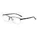 Produktbild DXMR Advanced Lesung Gaming Brille,Glasses Anti Blue Light,Metallrahmen-Halbrahmenbrille, asymptotischer multifokaler Auto-Zoom,Entlastung der Augen vor Müdigkeit-Black-Anti-blueLight+250