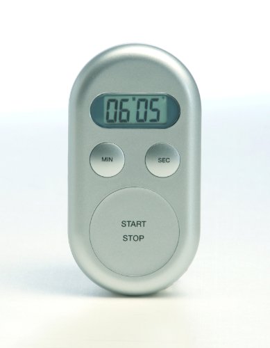 Oregon Scientific Timer mit XL-taste, Silber, 88x46x17