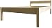 Produktbild LIEGEWERK Seniorenbett erhöhtes Bett Holz mit Kopfteil Betthöhe 55cm massiv 90 100 120 140 160 180 200 x 200cm hergestellt in BRD, Holzbett (100x200cm, Betthöhe 55cm)