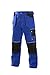 Produktbild CXS Teodor Herren Arbeitshose mit Kniepolstertaschen - Sehr Stabile Strapazierfähige Gartenhose Bundhose Cargohose, Blau/Schwarz, Gr: 50
