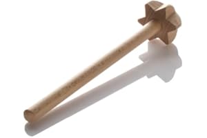 Lares akcesoria do pieczenia dla dzieci – drewno bukowe/powłoka zapobiegająca przywieraniu – 1 x ubijaczka dla dzieci 17 cm – Made in Germany