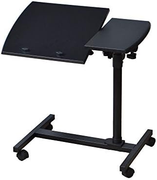 Adjustable Angle &amp; Height Rolling Laptop Desk Table Stand Tray Over Bed Hospital :New by WW shop by WW shop