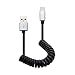 Produktbild Ouneed Einziehbar USB Type C Ladekabel, Type-C kabel für Samsung Galaxy S9 / S9 Plus,Note 8, Huawei P10/P9, Sony Xperia XZ, Lumia 950/950XL,Nexus 5X/6P,HTC 10/U11,OnePlus 2/3 (Silber)