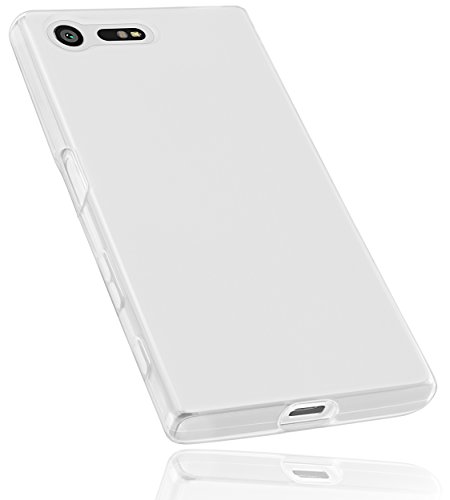 Preisvergleich Produktbild mumbi Schutzhülle für Sony Xperia XCompact Hülle transparent weiss