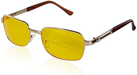 Night Vision Sports Driving Glasses Gold