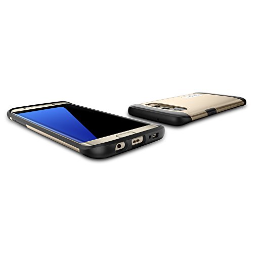 Spigen Slim Armor - Funda para m vil Samsung Galaxy S7 Edge color dorado reviews Spigen Slim Armor - Funda para m vil Samsung Galaxy S7 Edge color dorado