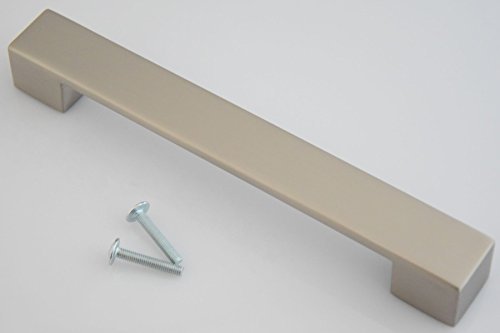 Schrank Küchengriff BA 160 mm Möbelgriff Edelstahloptik matt Schubladengriff *626-07 Schrank Küchengriff BA 160 mm Möbelgriff Edelstahloptik matt Schubladengriff *626-07