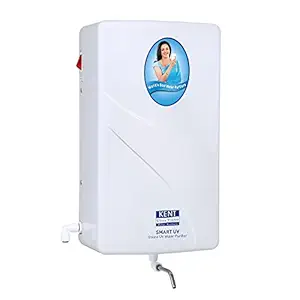 KENT 11138 Smart UV | 4 Stage Smart Online UV Water Purifier | Wall Mountable | High Purification Upto 60 L/hr