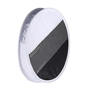 Homgeel Multifunctional 12in/31cm Mini Portable Round On-Camera Flash Speedlite Diffuser Softbox with White/Grey/Black Color for Sigma Neewer Vivitar Speedlight