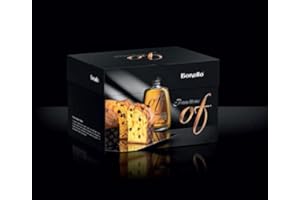 BONOLLO PANETTONE ARTIGIANALE OF AROMATIZZATO ALLA GRAPPA AMARONE 1KG