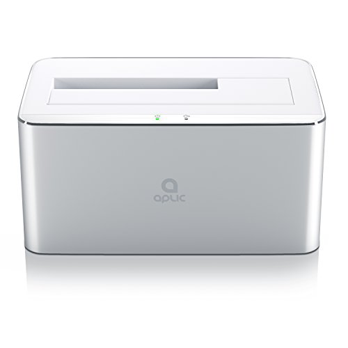 CSL - USB 3.0 Dockingstation für PC und Mac | USB 3.0 To SATA HDD / SSD Docking Station | 2,5” + 3,5” / SATA-I, II, III (1,5/3/6 Gb/s) | Aluminium Design (silber)