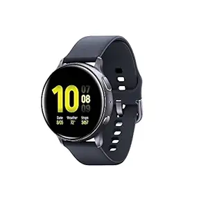 Samsung Galaxy Watch Active 2 (Bluetooth, 44 mm) - Black, Aluminium Dial, Silicon Straps